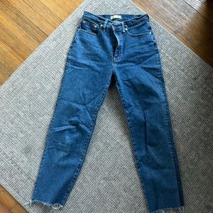 Madewell the perfect vintage straight jean size 27